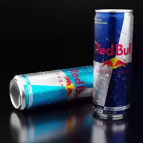 Red Bull Cans 3D model