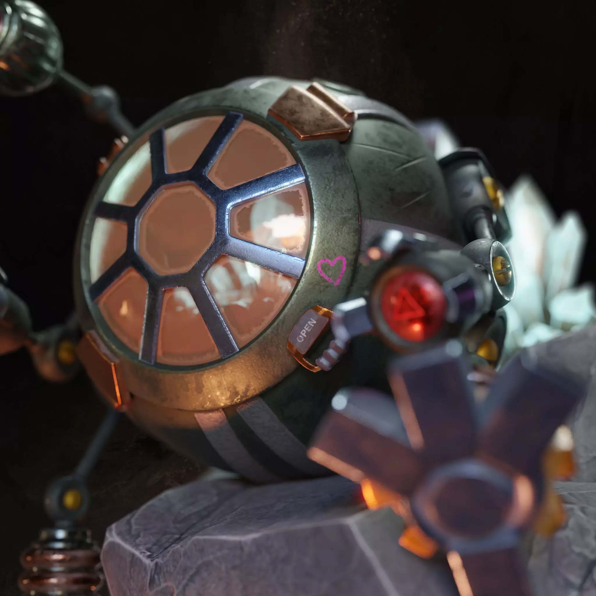 Mining Mech 3D model_0