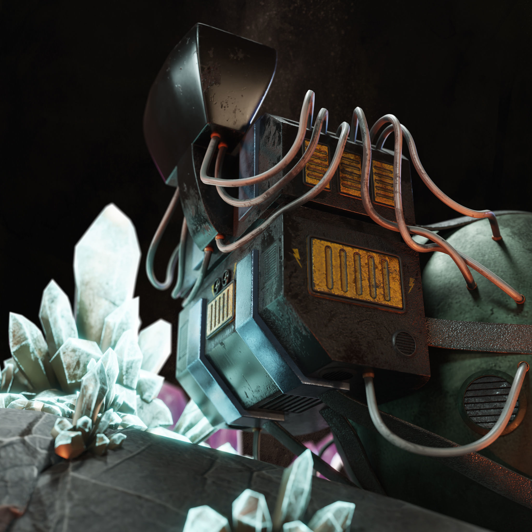 Mining Mech 3D model_9