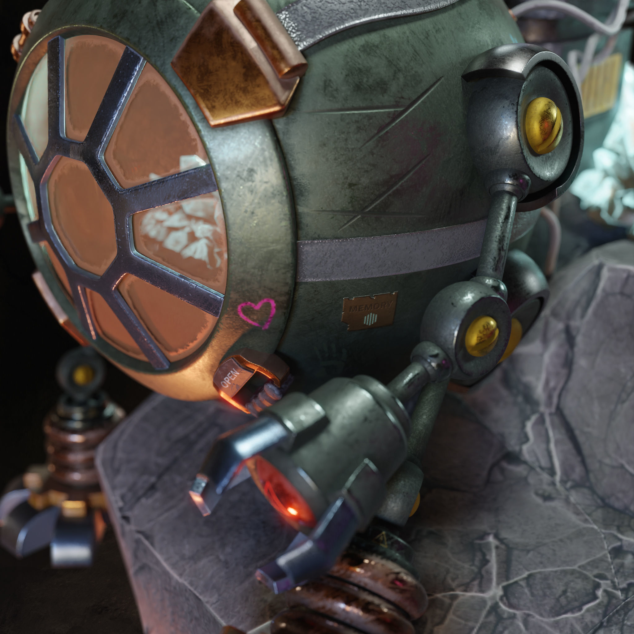 Mining Mech 3D model_10