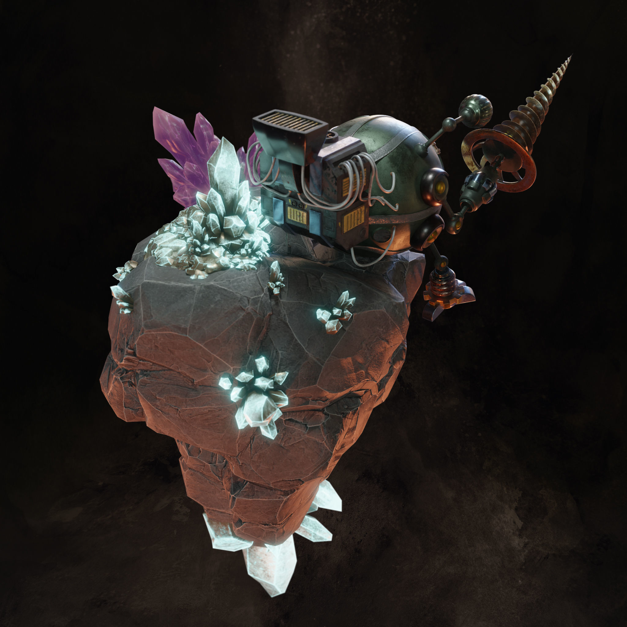 Mining Mech 3D model_4