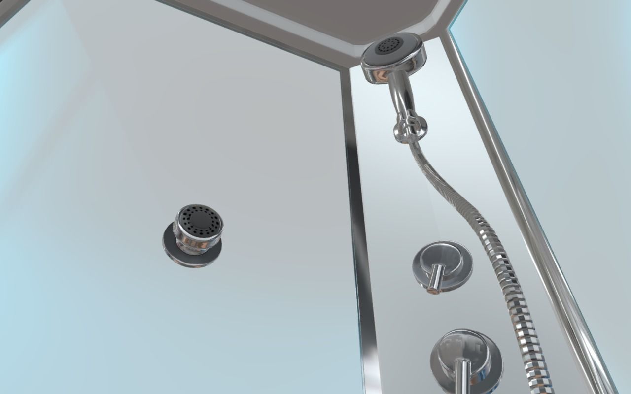 Cabine shower 2 - Banos 3D model_8