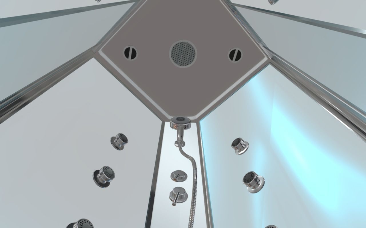 Cabine shower 2 - Banos 3D model_7