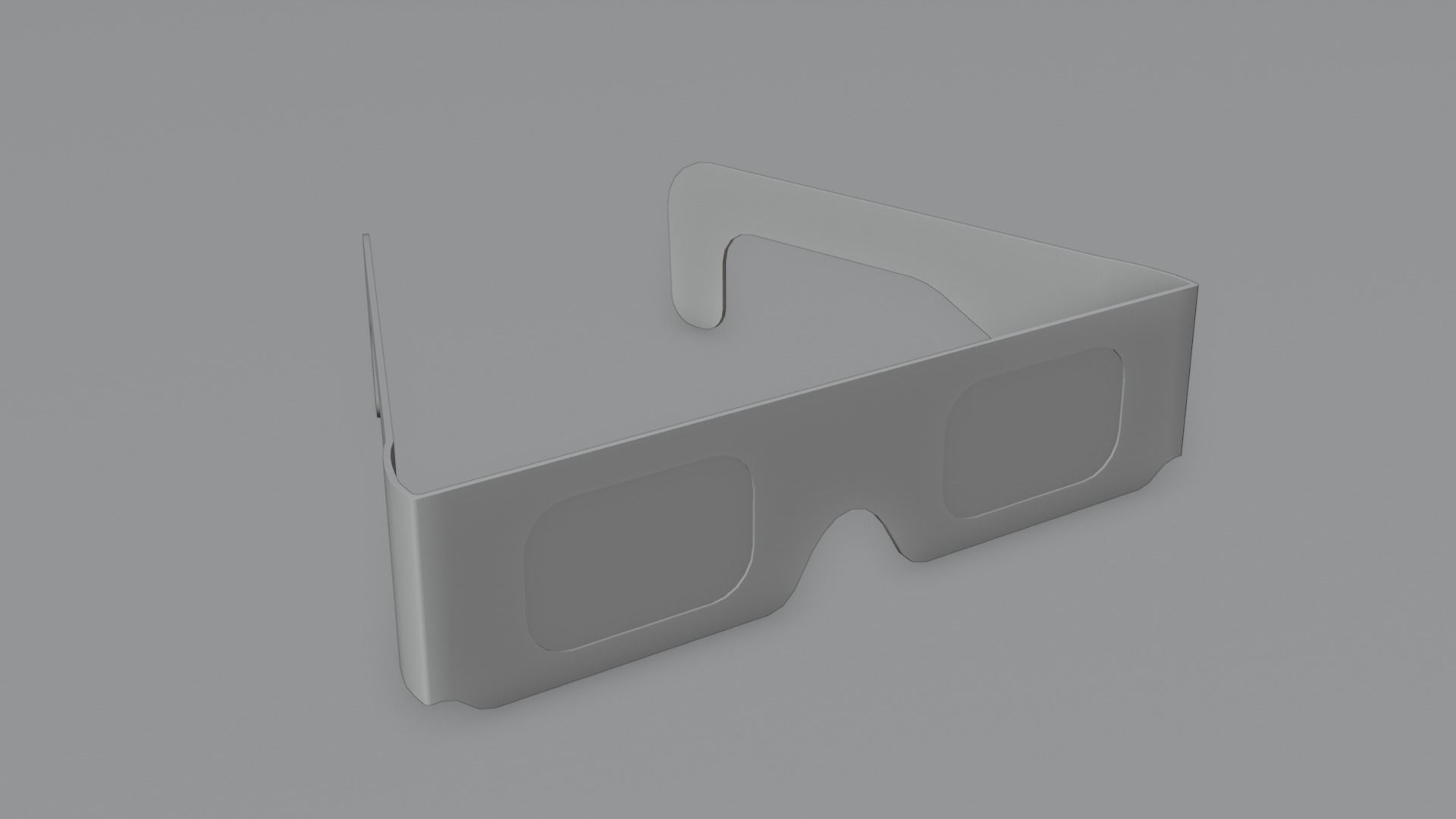 3D glasses with 2K Textures Low-poly 3D model_2