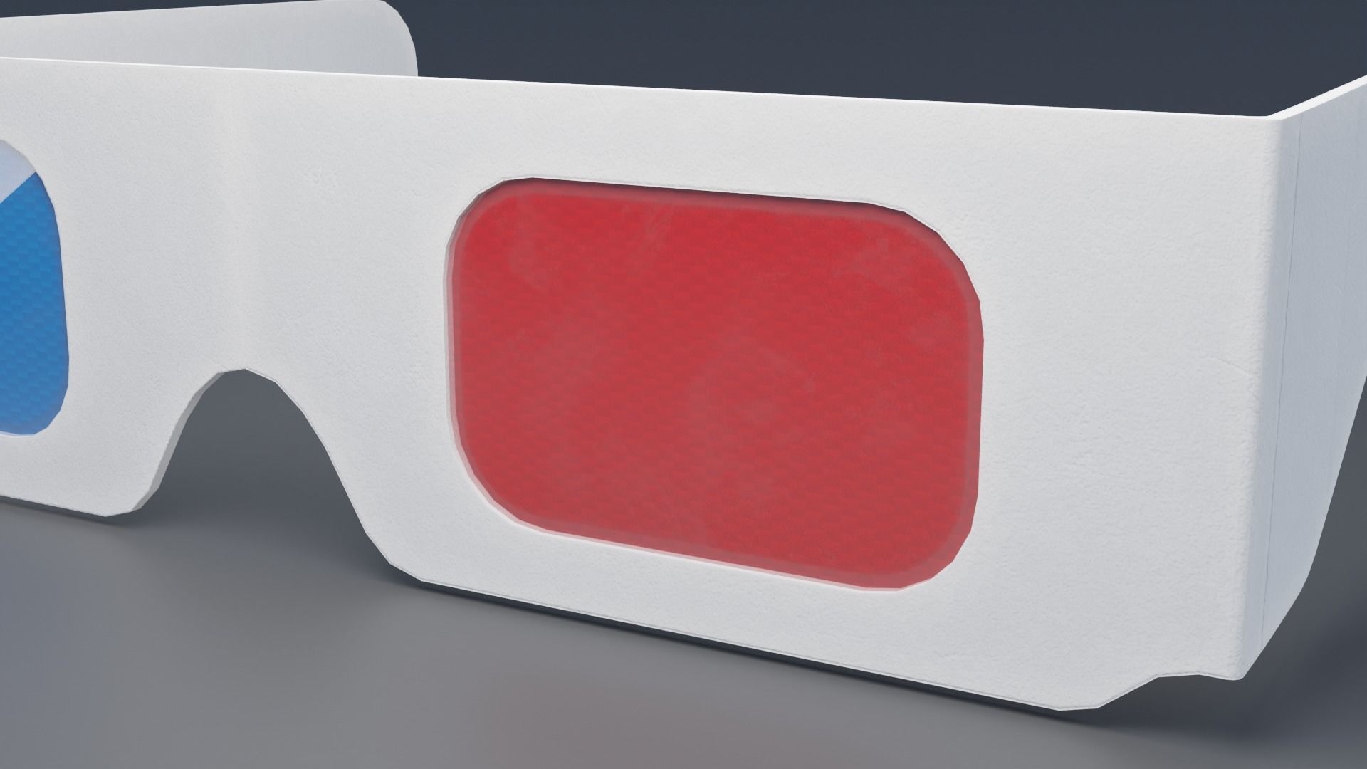 3D glasses with 2K Textures Low-poly 3D model_7