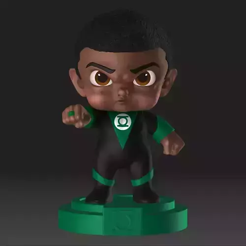 FOFUXO GREEN LANTERN 3D print model
