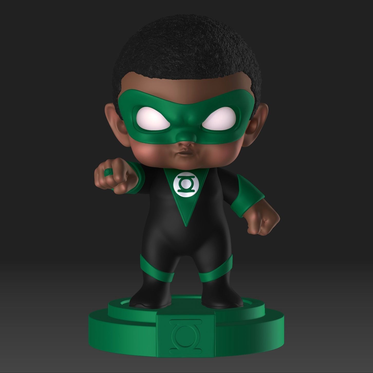 FOFUXO GREEN LANTERN 3D print model_1