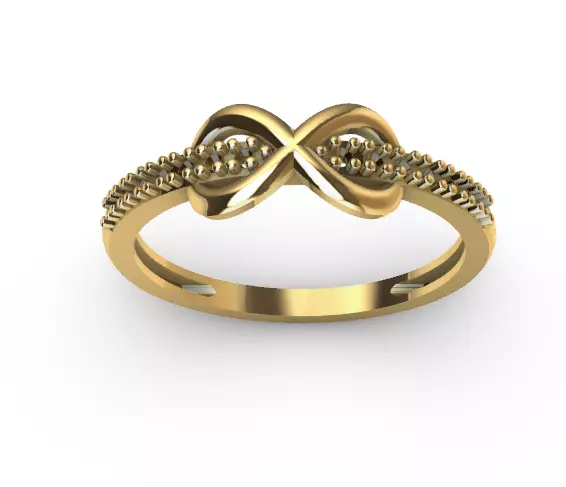anillo infinito 3D print model_0