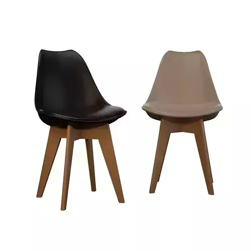 Charles Eames Chair  Low-poly 3D model