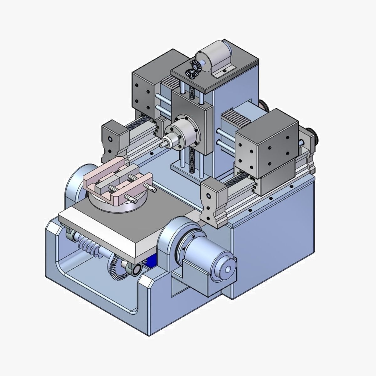 5 Axis Machine 3D model_13