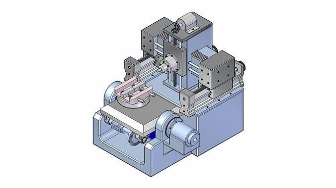 5 Axis Machine 3D model