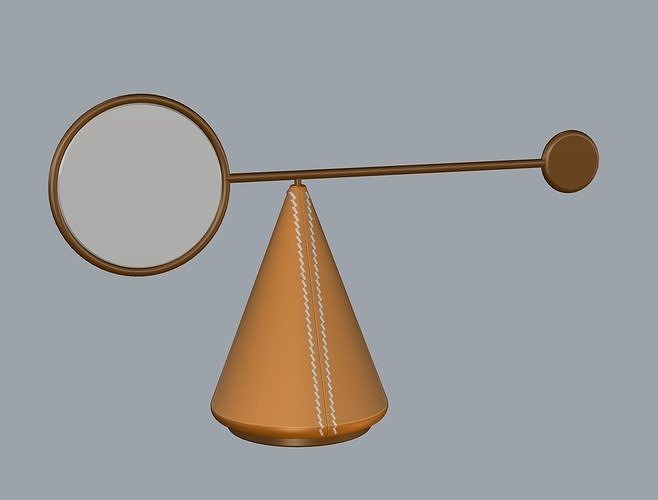 Hermes - Equilibre Magnifying Glass Free 3D model