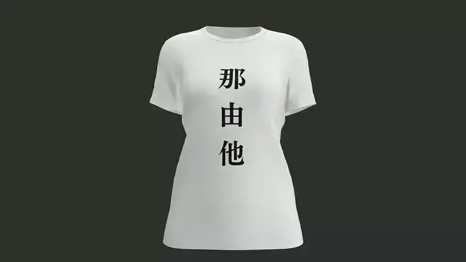 kanji T-shirt NAYUTA for women