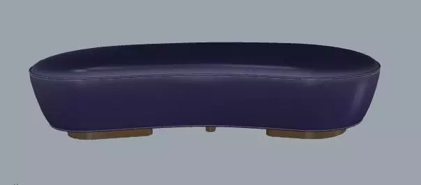 Holly Hunt - Teardrop Ottoman Free 3D model