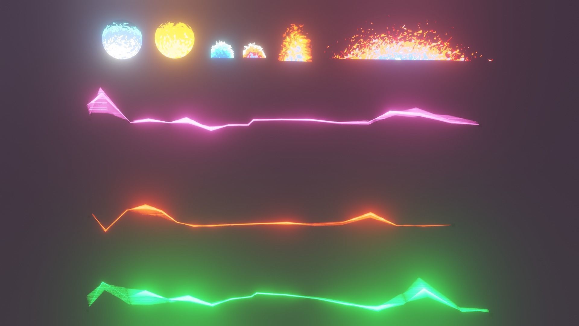 Cartoon elements for blender animation Low-poly 3D model_5