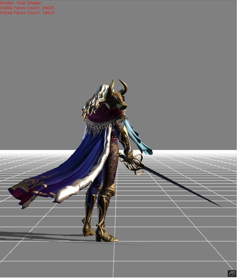 Lancelot Royal Matador Low-poly 3D model_1