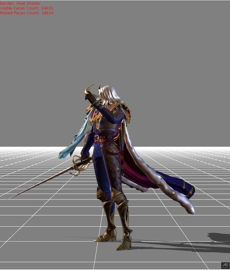 Lancelot Royal Matador Low-poly 3D model_2