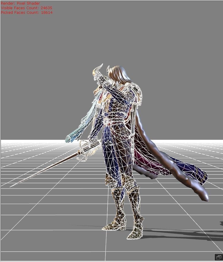 Lancelot Royal Matador Low-poly 3D model_6