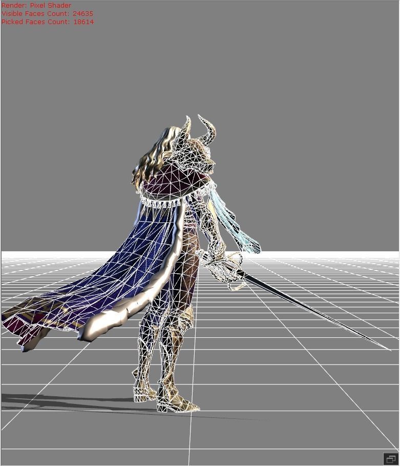 Lancelot Royal Matador Low-poly 3D model_5