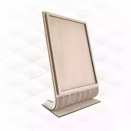 Picture frame 5x7 vertical design laser cut