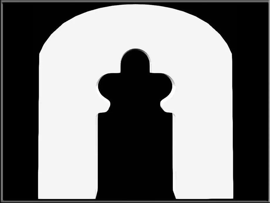 Trefoil arch 08 Low-poly 3D model_0