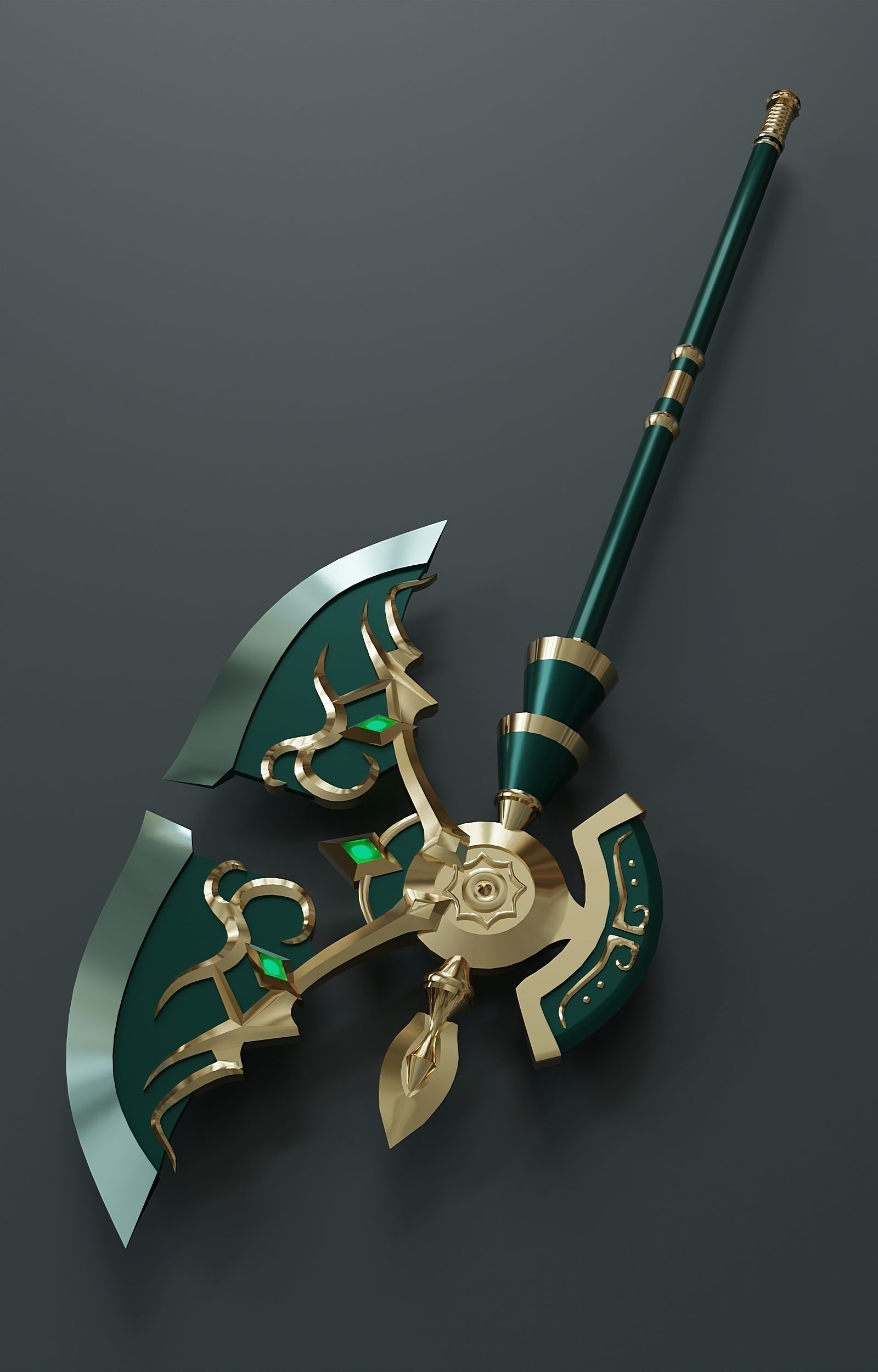 Fantasy weapon set 65 3D model_10