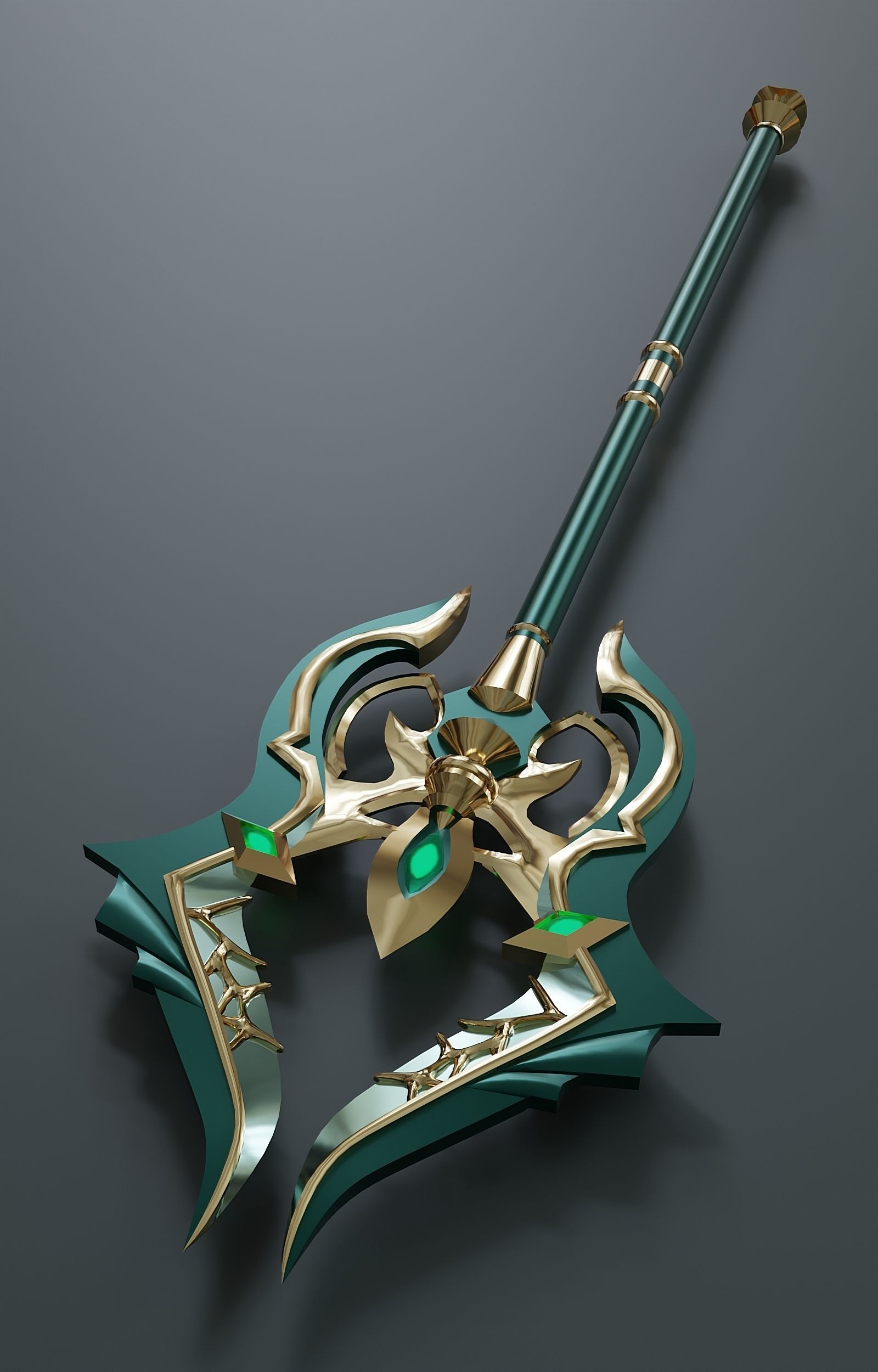 Fantasy weapon set 65 3D model_7
