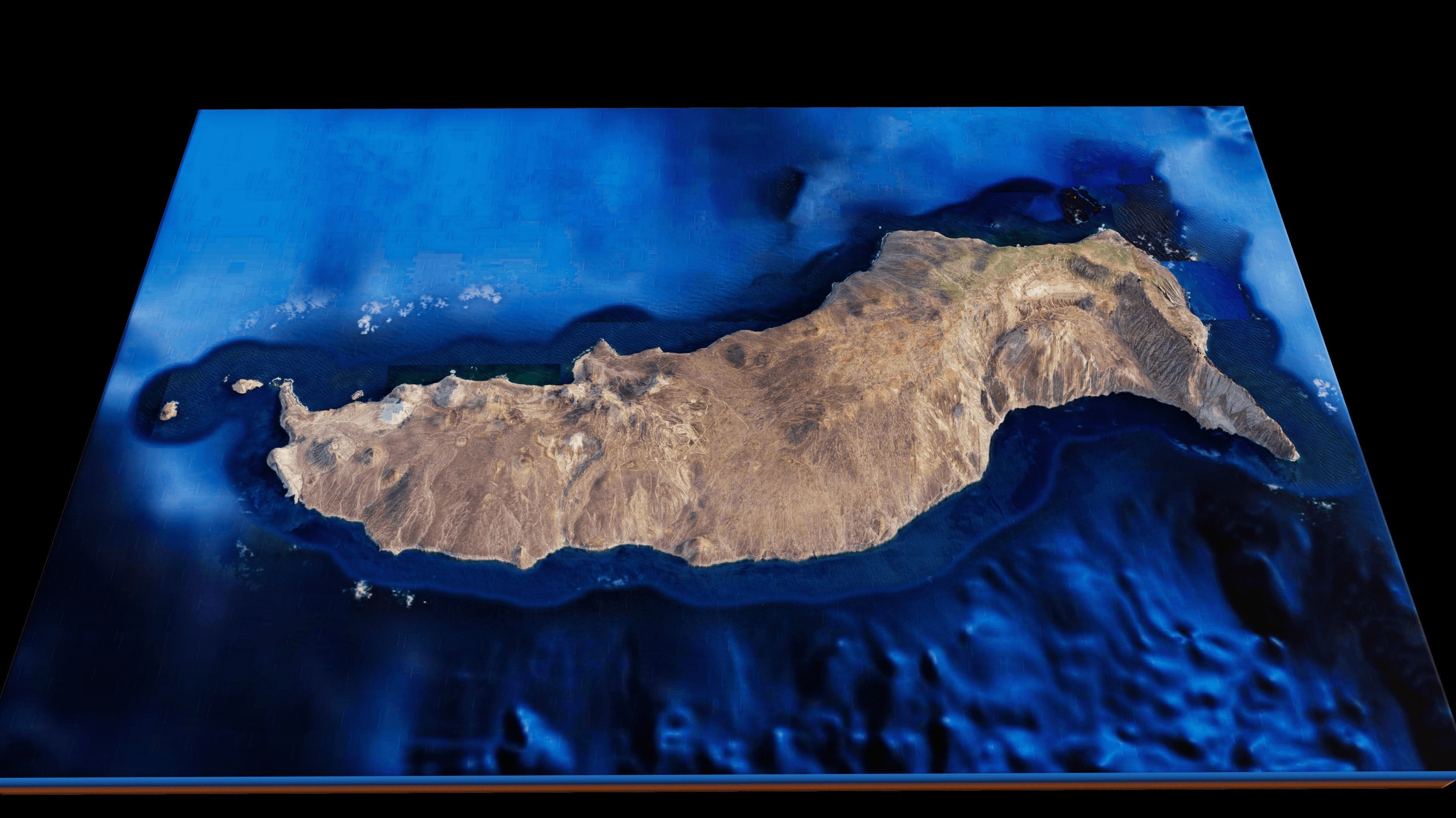guadalupe island 3d model terrain 3D model_5