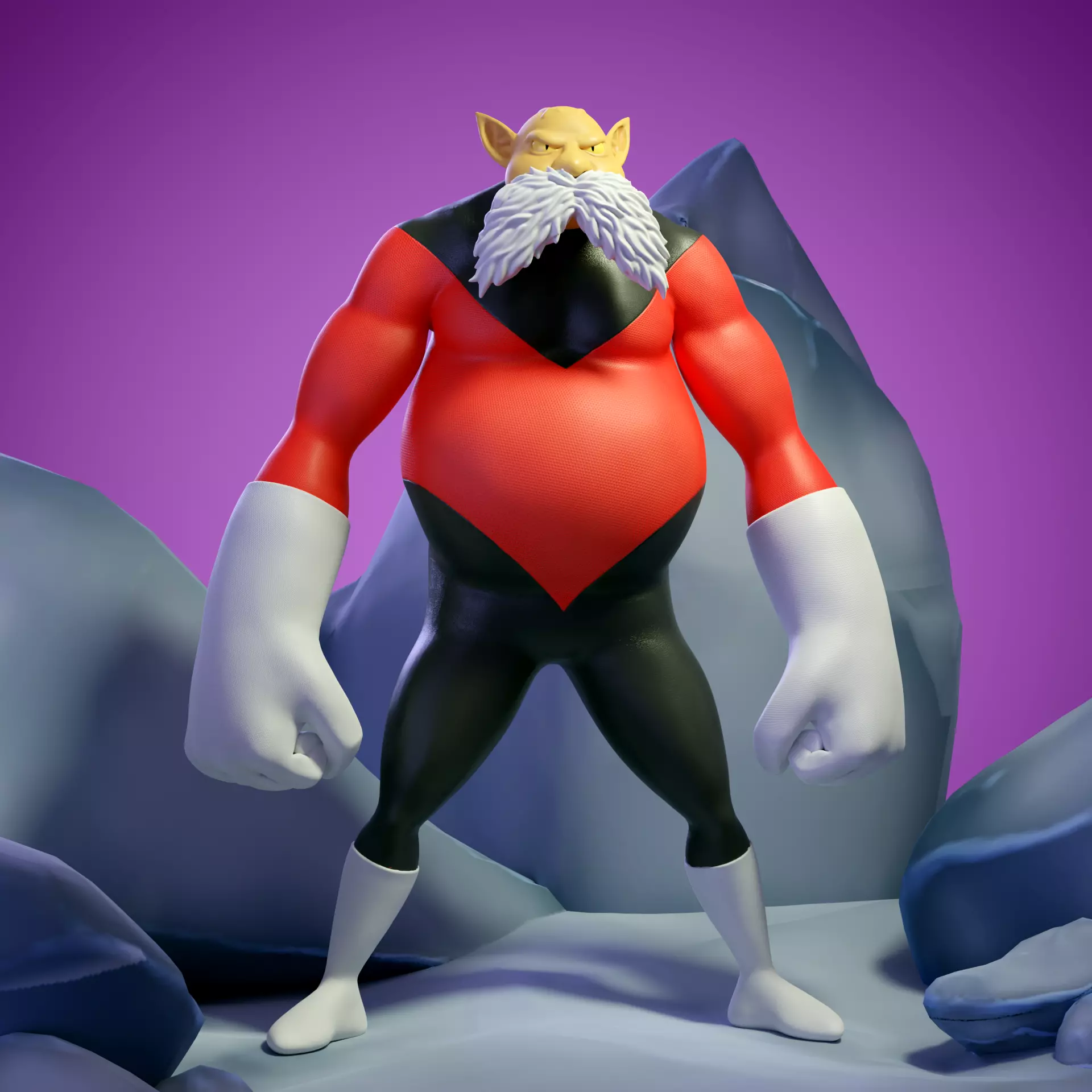 Toppo Stylized 3D model_0