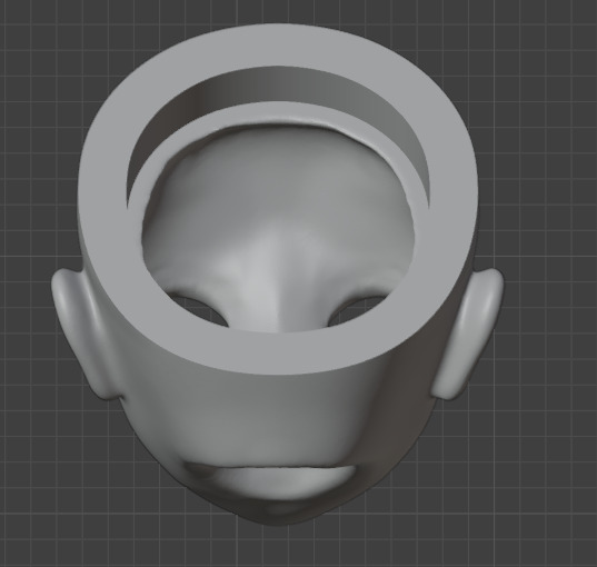 3d digital model Female head for bjd doll STL OBJ files 3D print model_7