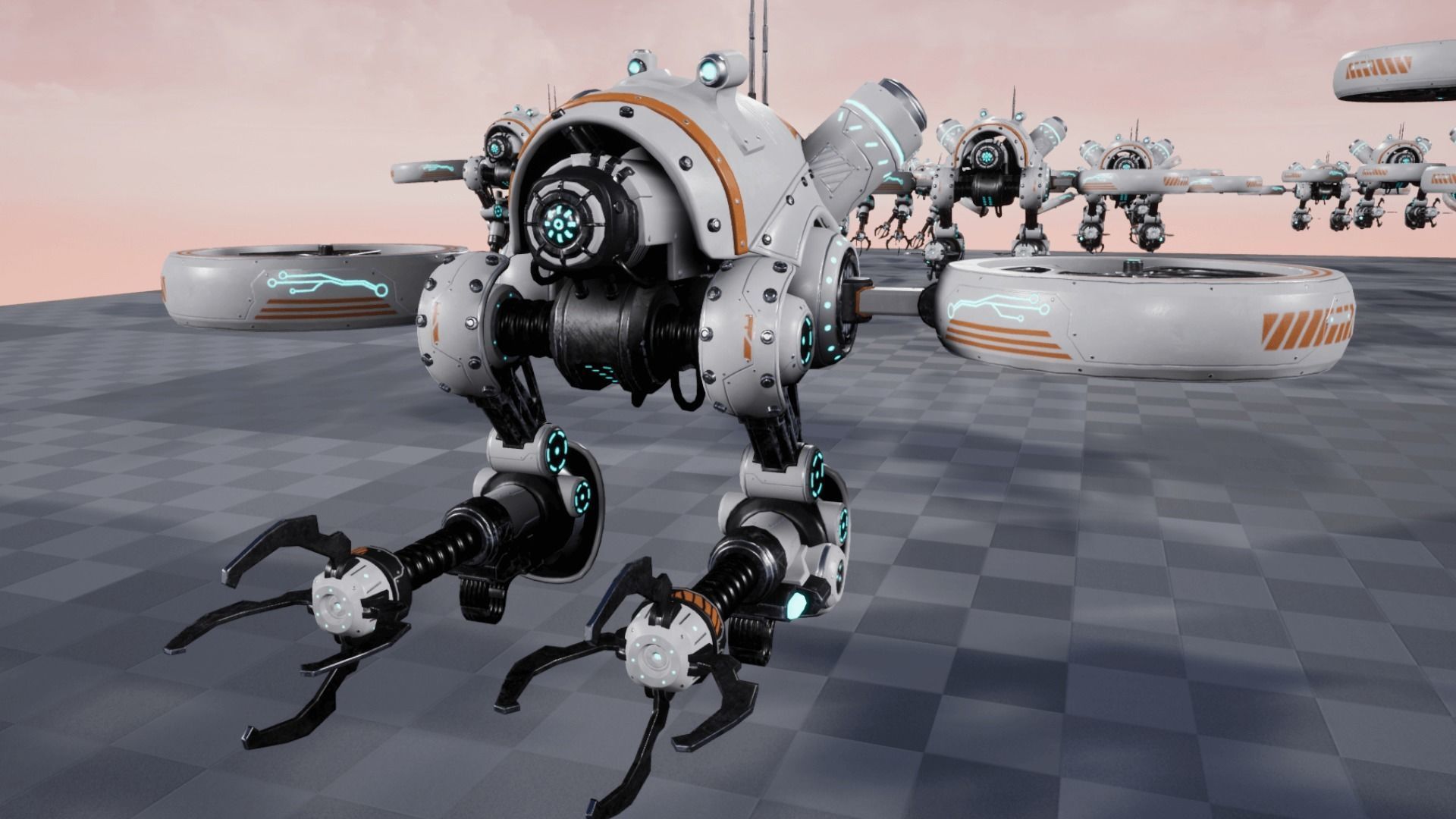 Sci-fi drone 01 Low-poly 3D model_19