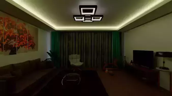 Chandelier 9967-4 carob