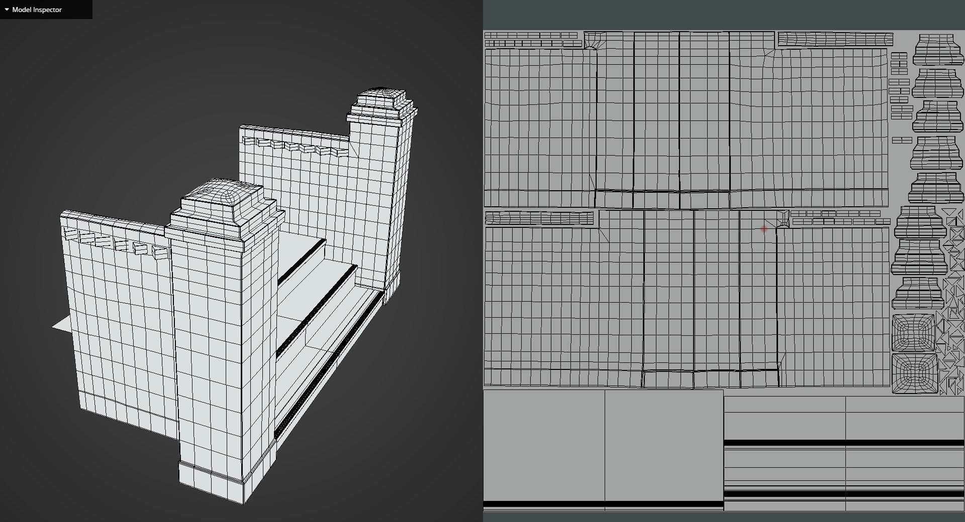 Game Ready Old Villar Enterance Low-poly 3D model_13