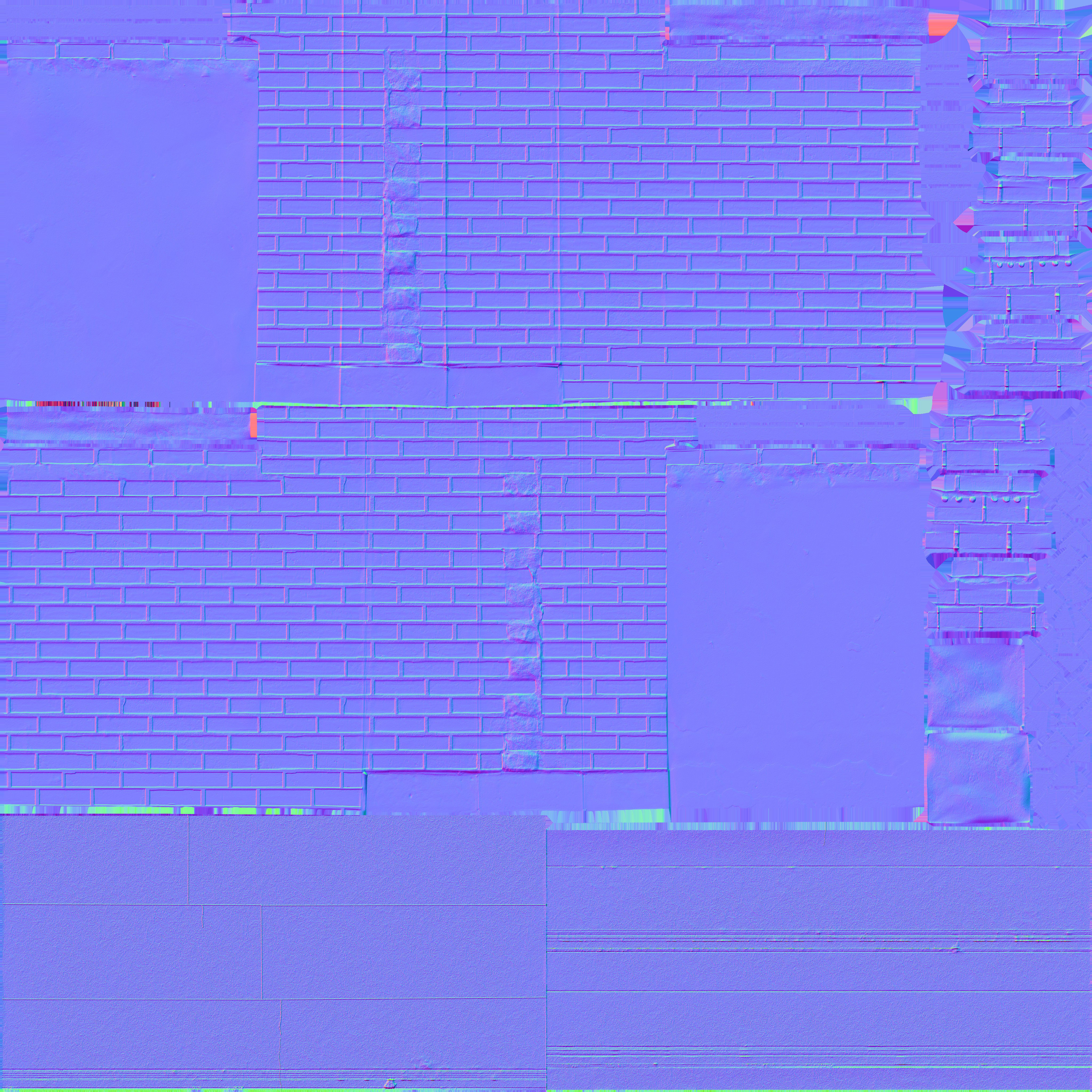 Game Ready Old Villar Enterance Low-poly 3D model_15