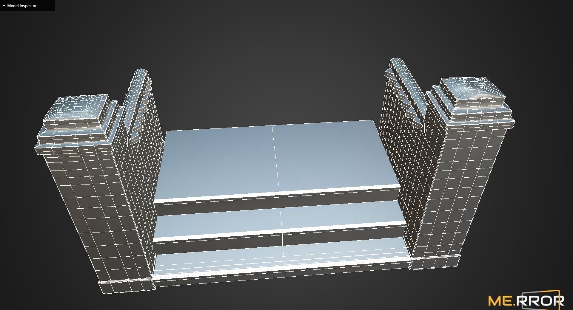 Game Ready Old Villar Enterance Low-poly 3D model_11