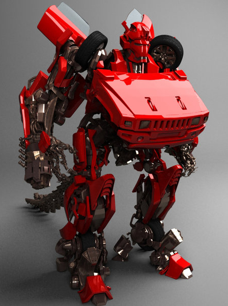 Brumak transformers robot 3D model_1