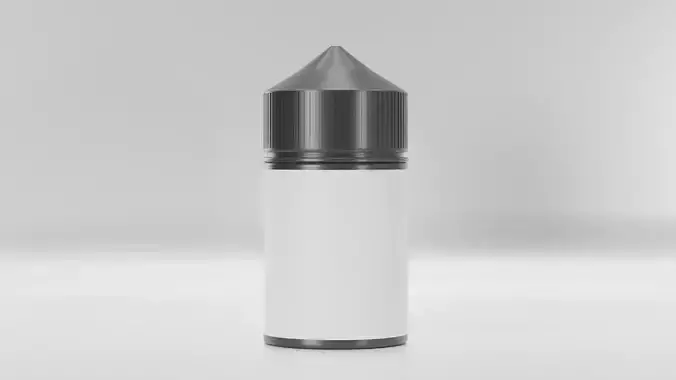 Vape Liquid Bottle 60 ML 3D model