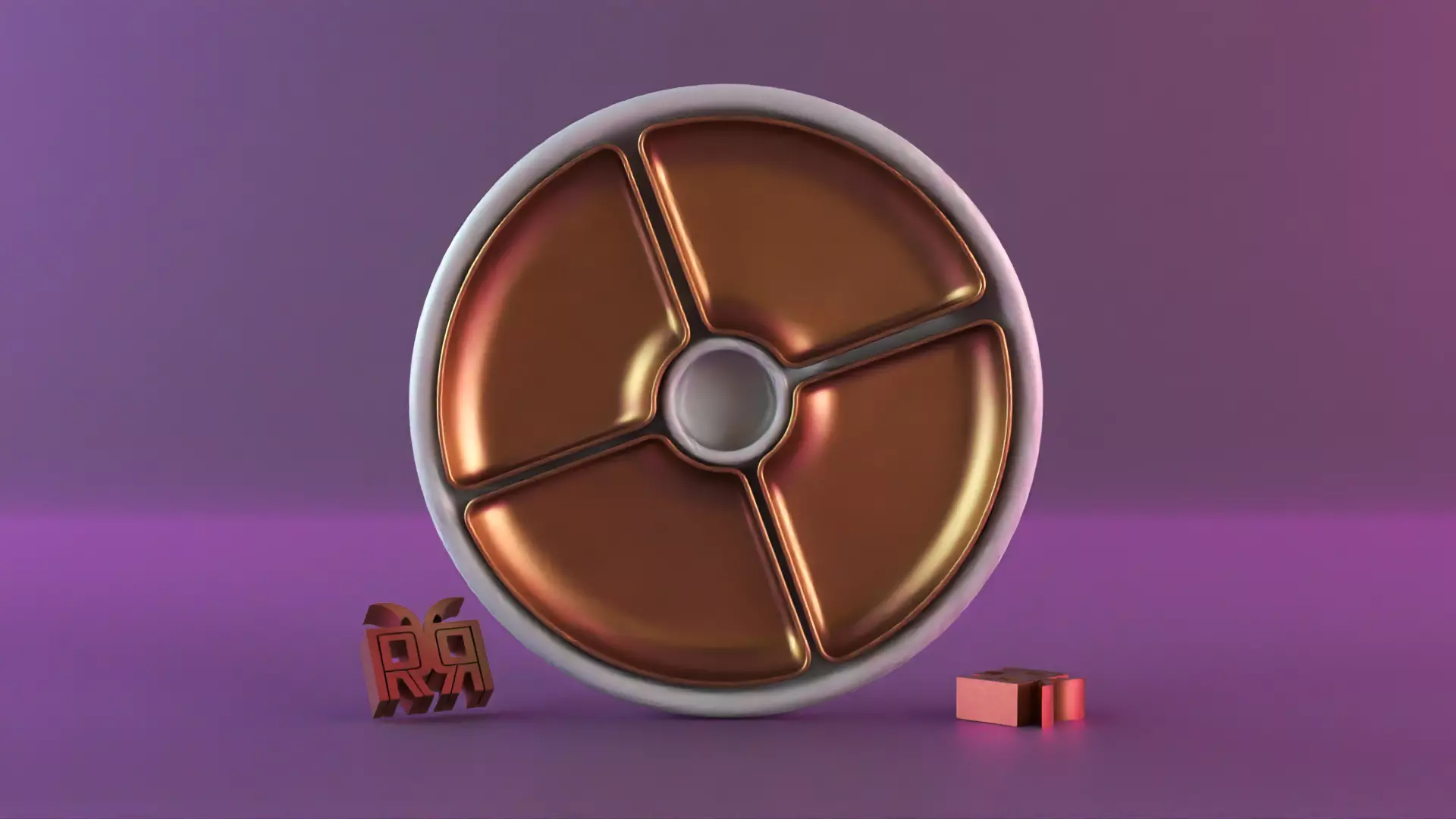 round tray Free 3D print model