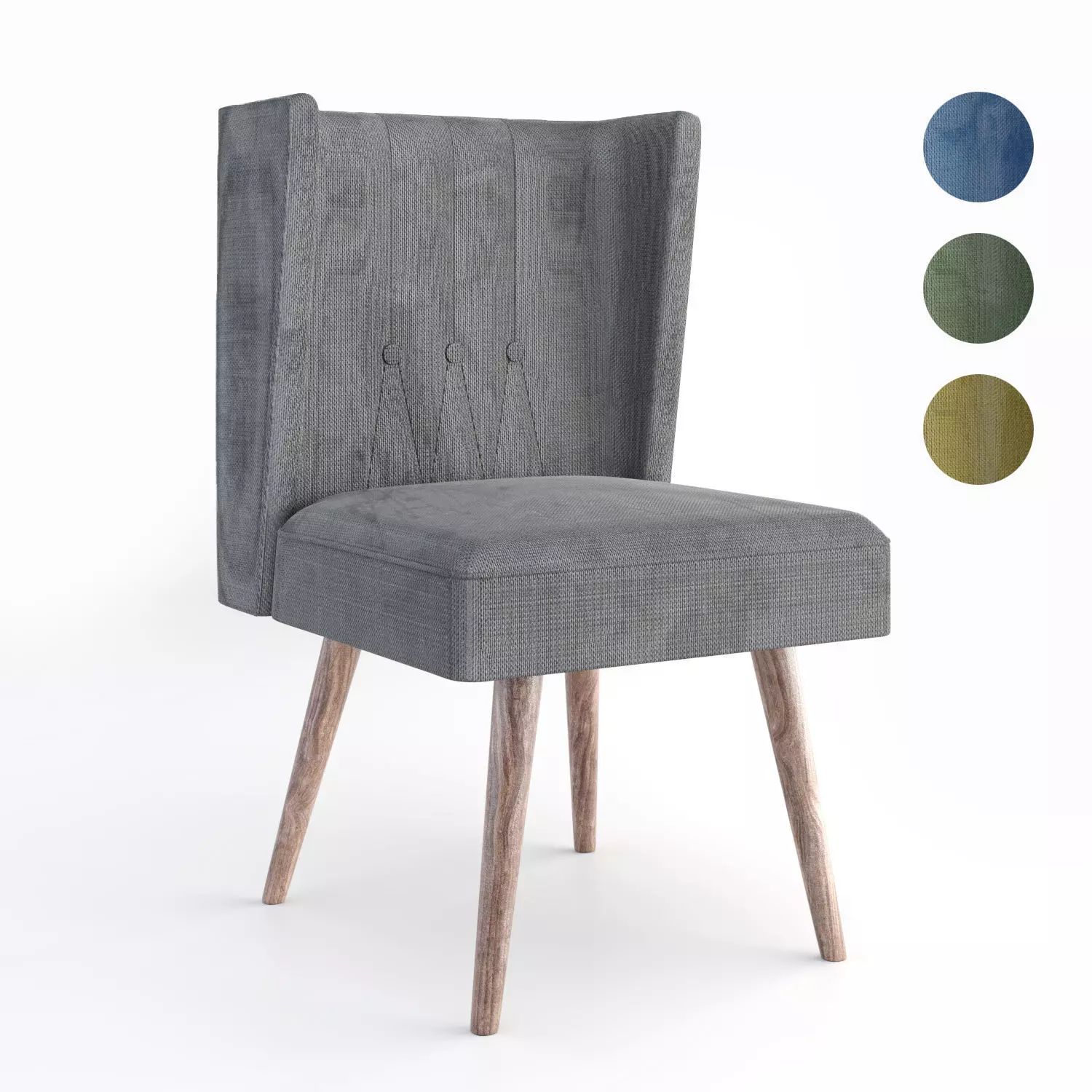 Forni Barhat Amber Chair 3D model