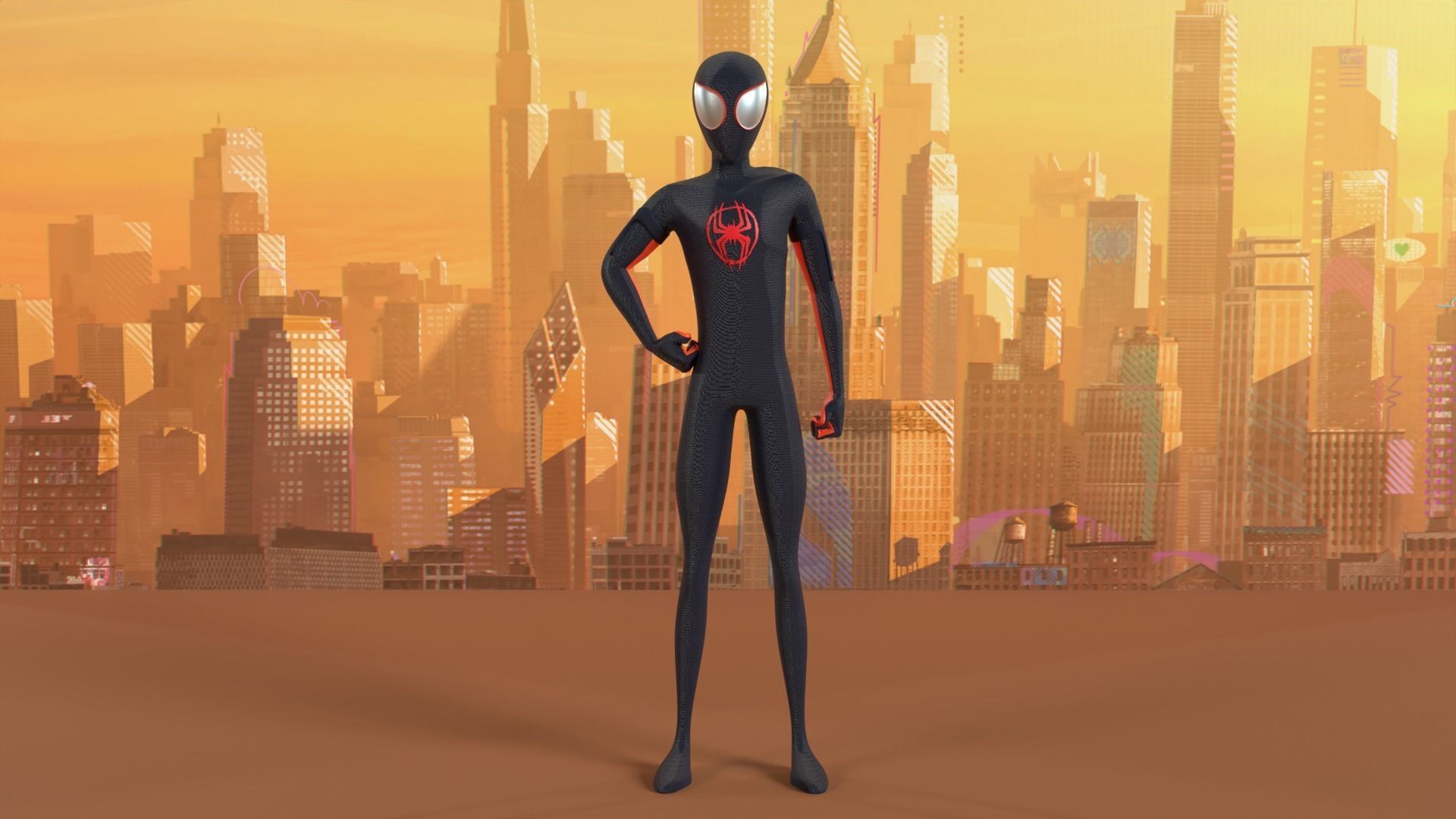 Miles Morales SpiderMan Across the Spider Verse 3D model_1