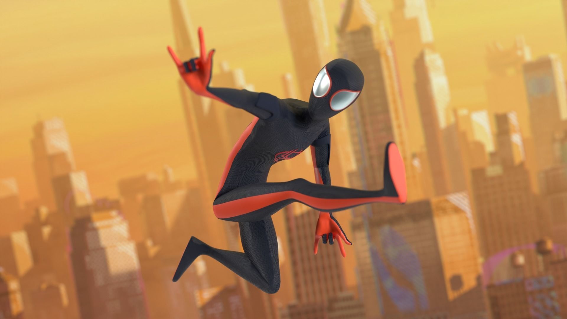 Miles Morales SpiderMan Across the Spider Verse 3D model_2