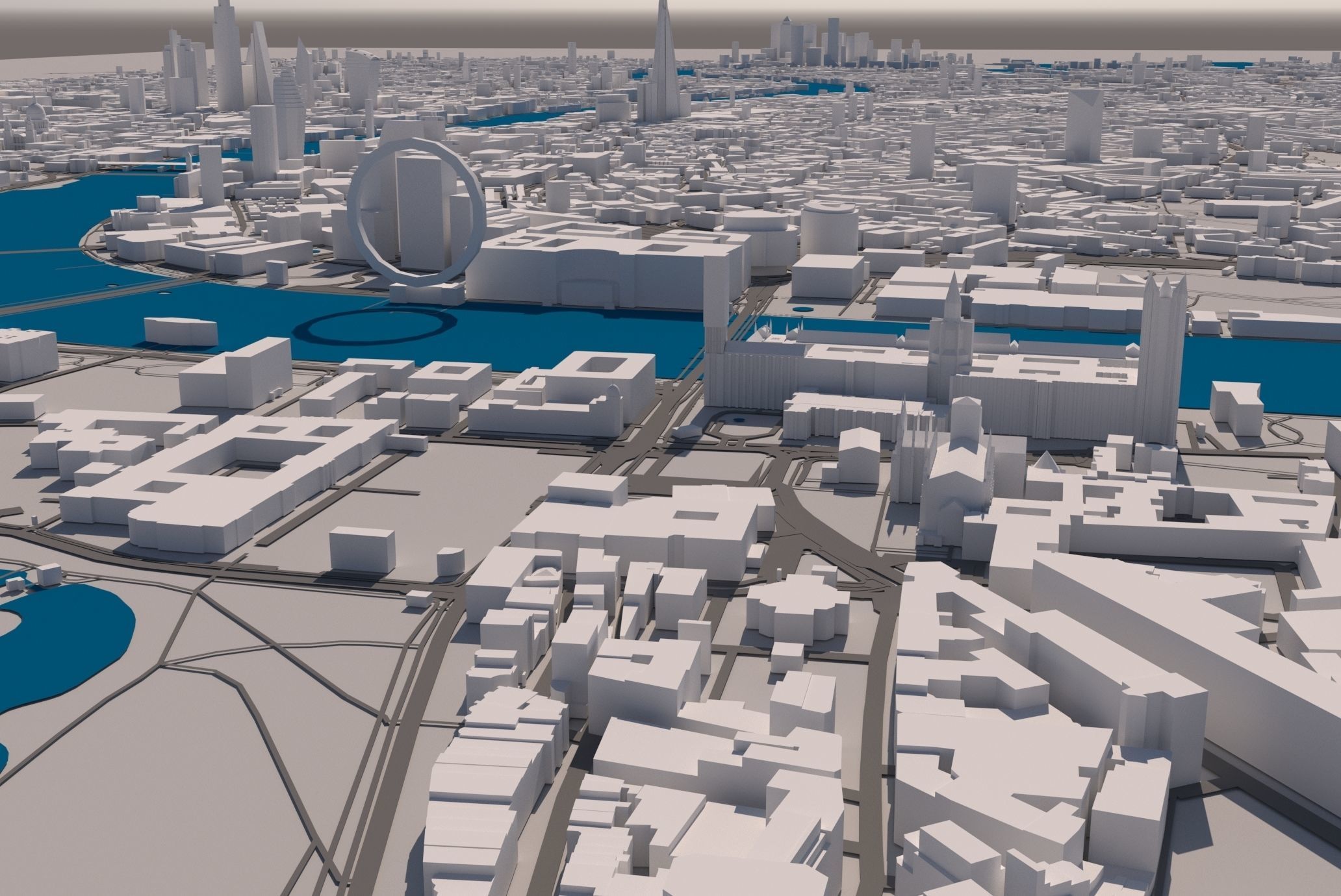 fragment of the city of London 3D model_4
