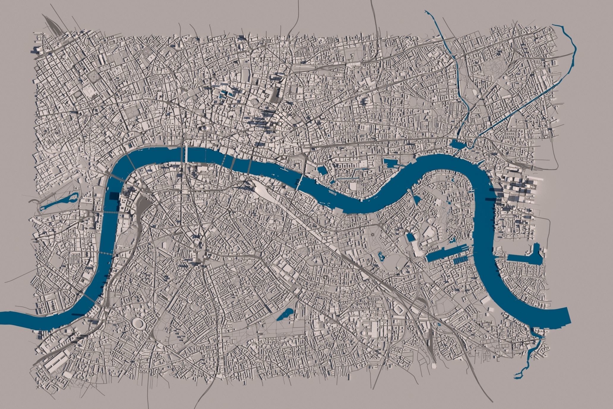 fragment of the city of London 3D model_3