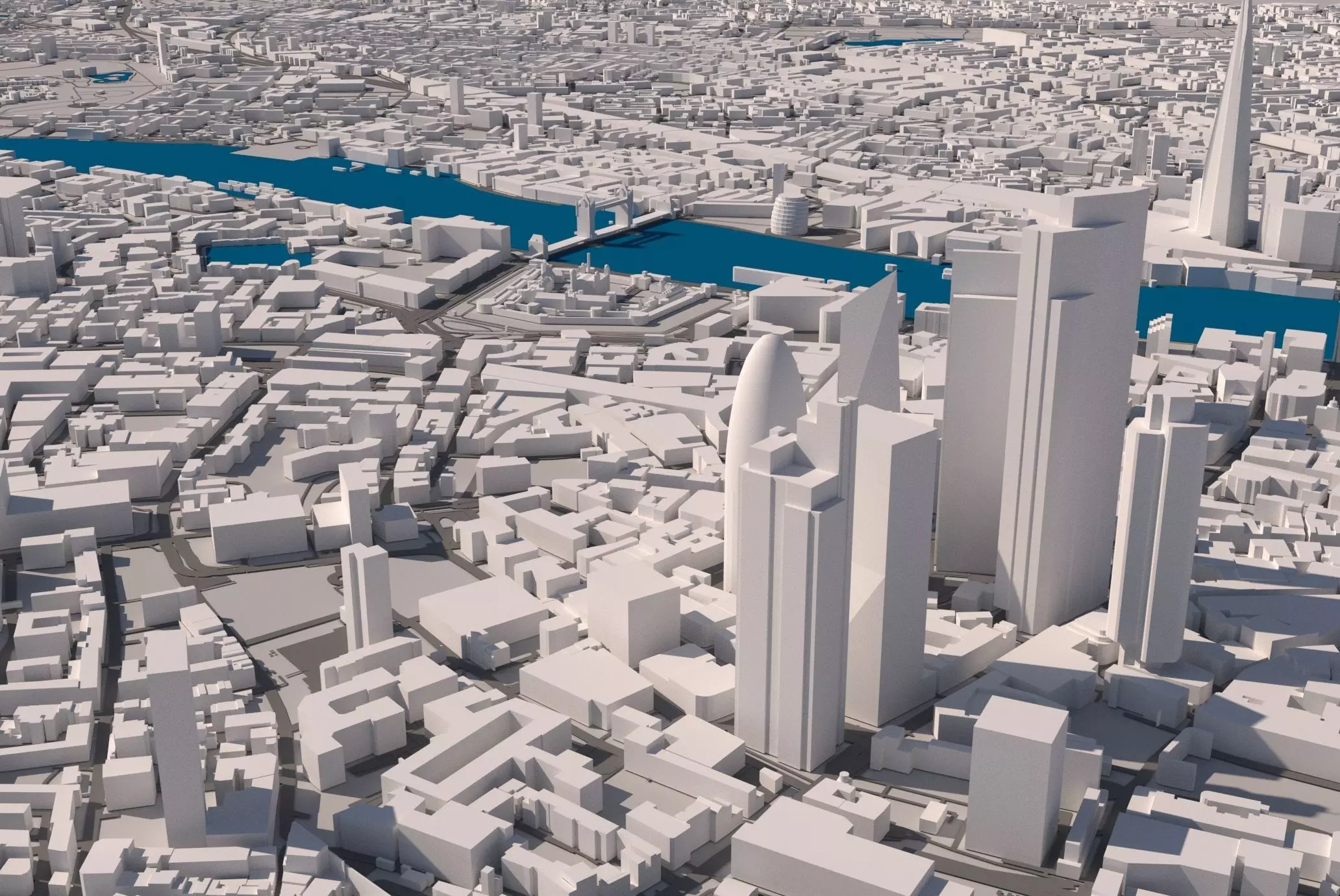 fragment of the city of London 3D model_0