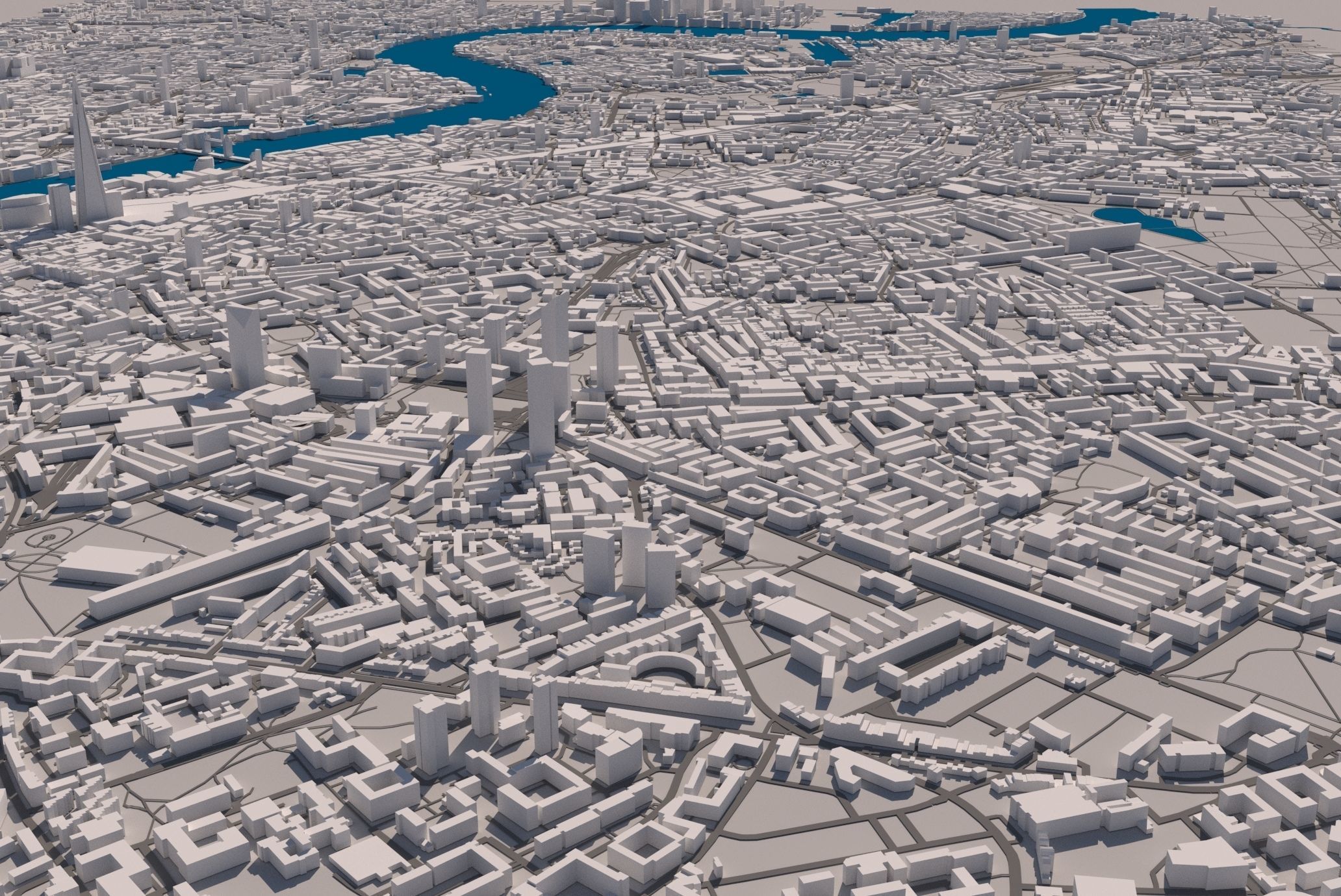 fragment of the city of London 3D model_1