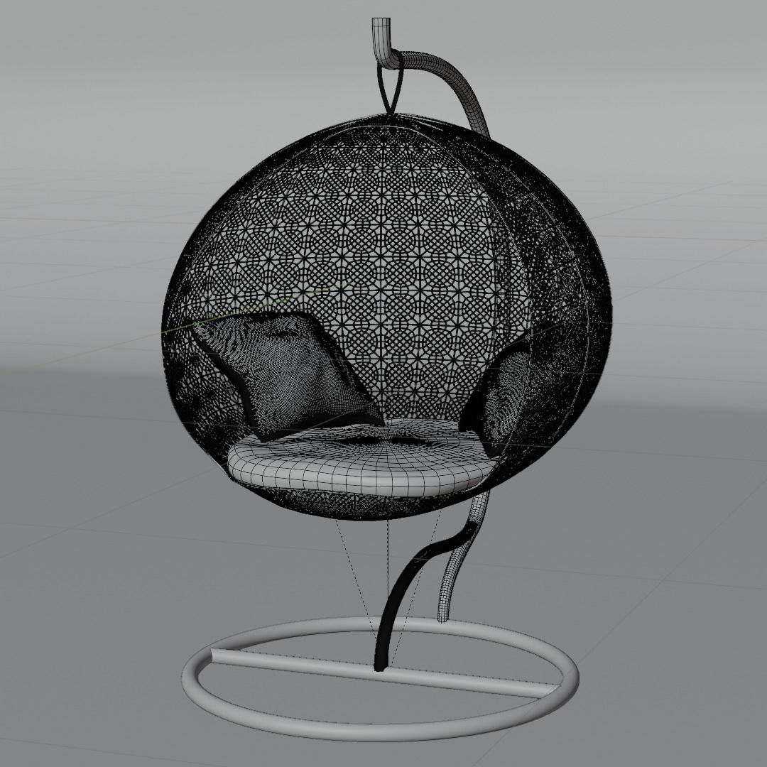 Hanging Chair 3D model_2