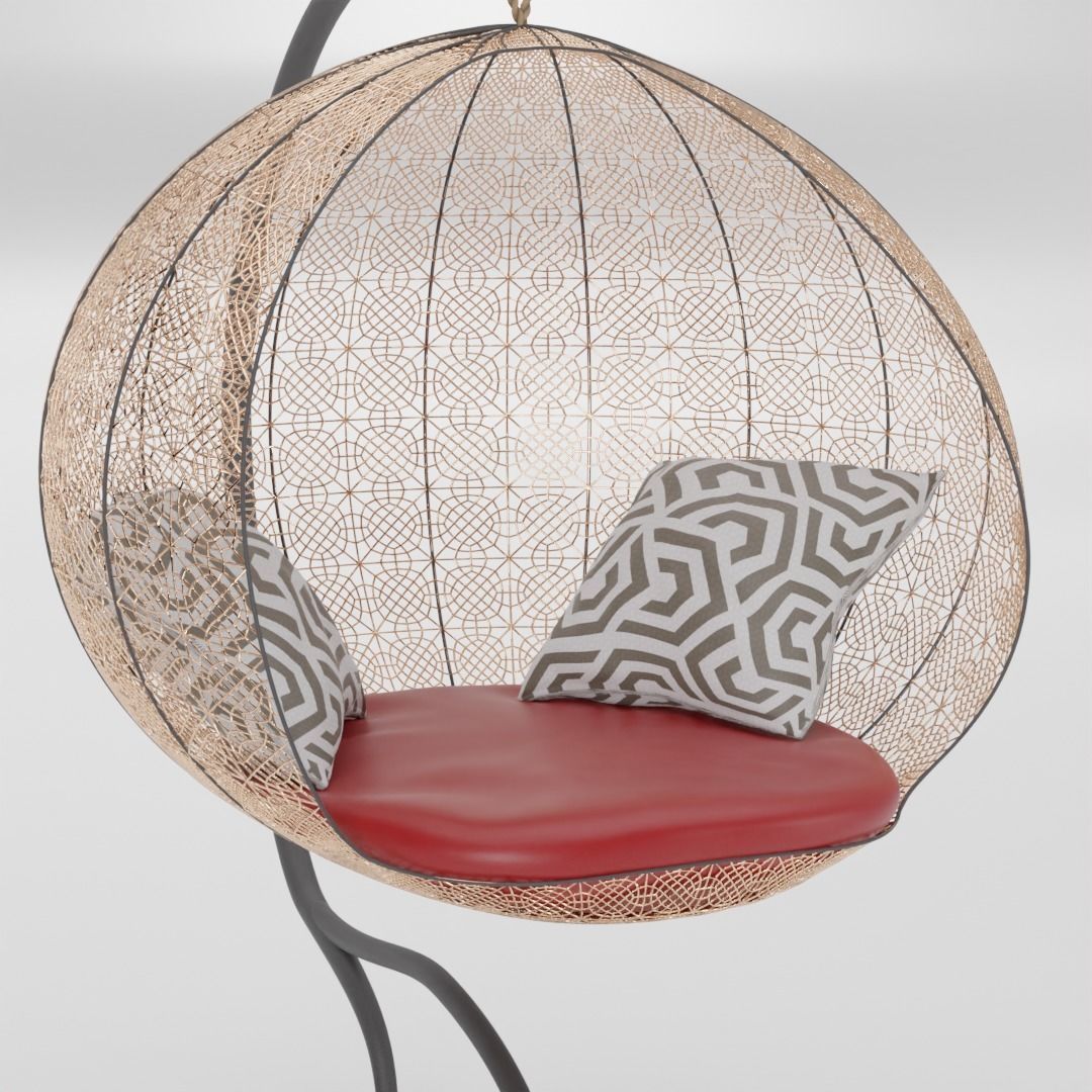 Hanging Chair 3D model_3