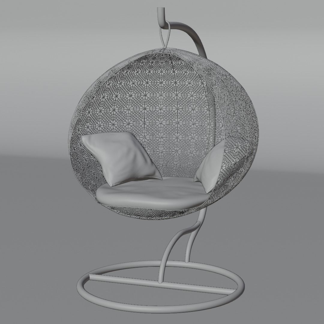 Hanging Chair 3D model_1