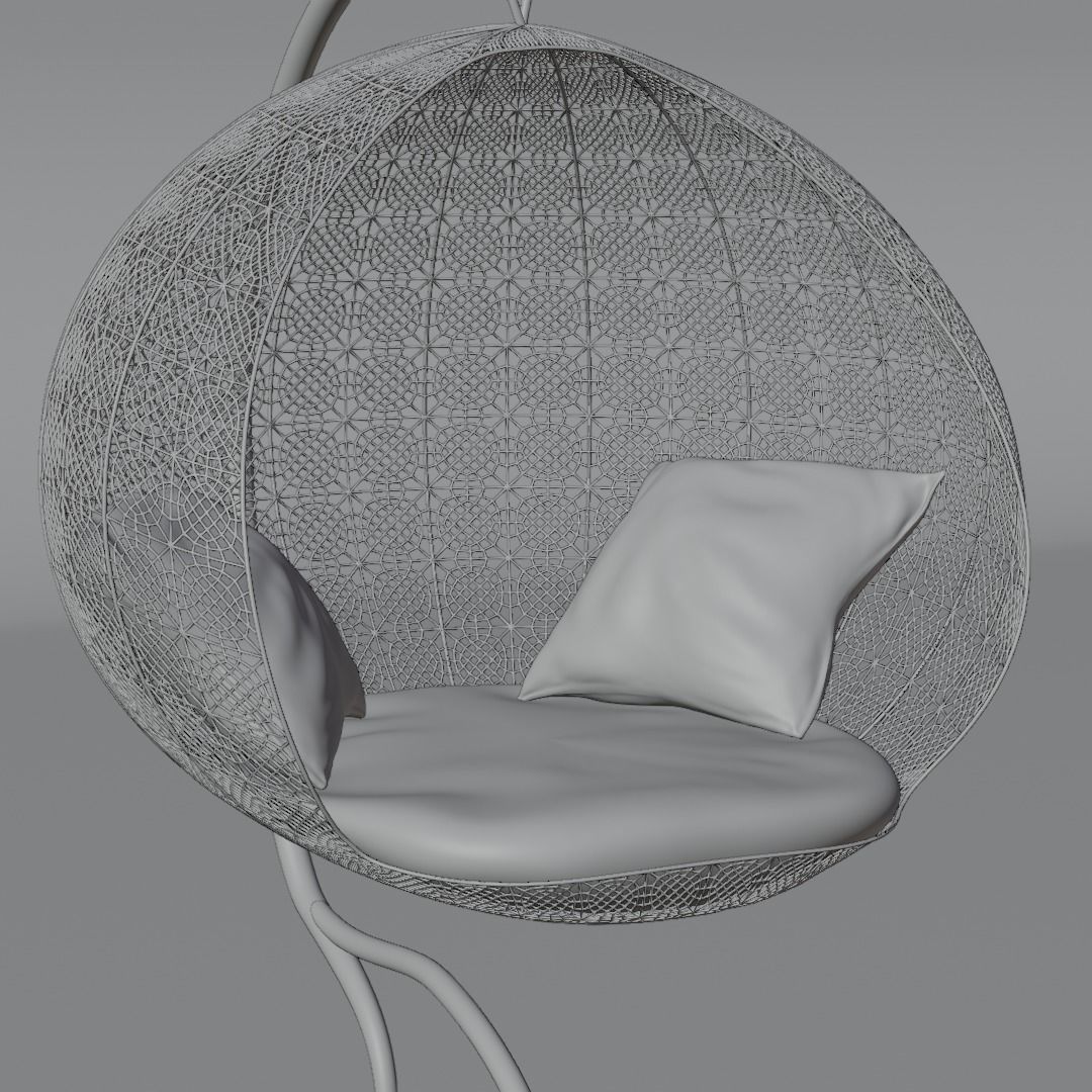 Hanging Chair 3D model_4