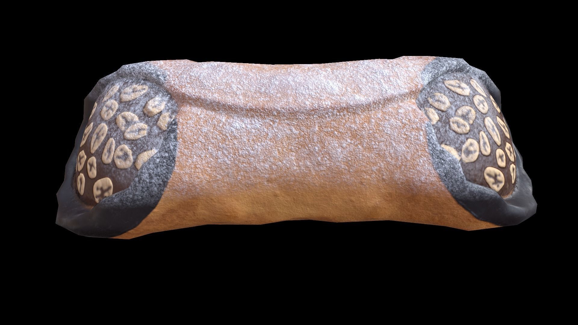 CannolisChocolate Low-poly 3D model_4